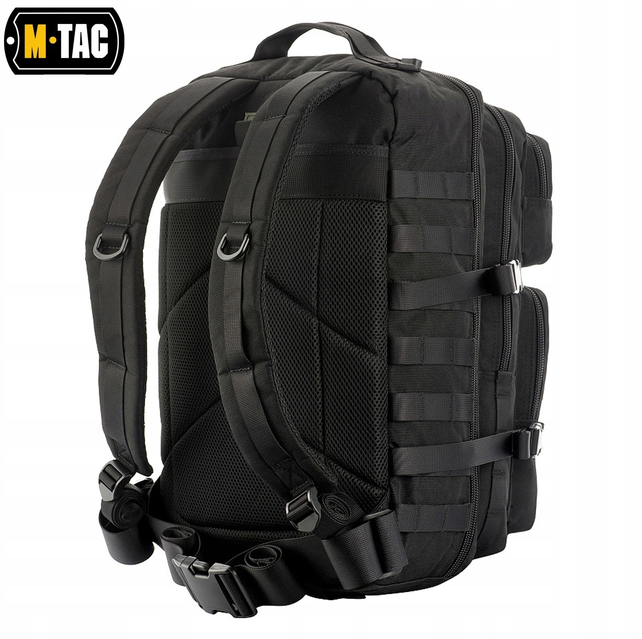 Plecak Wojskowy Taktyczny Large Assault Pack M-Tac Black Model Large Assault Pack