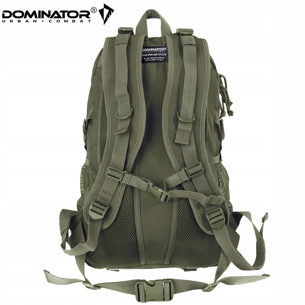 PLECAK MĘSKI WOJSKOWY DOMINATOR SPEAR LASER OLIVE Kod producenta DUC/SPEARPACK/OLIVE