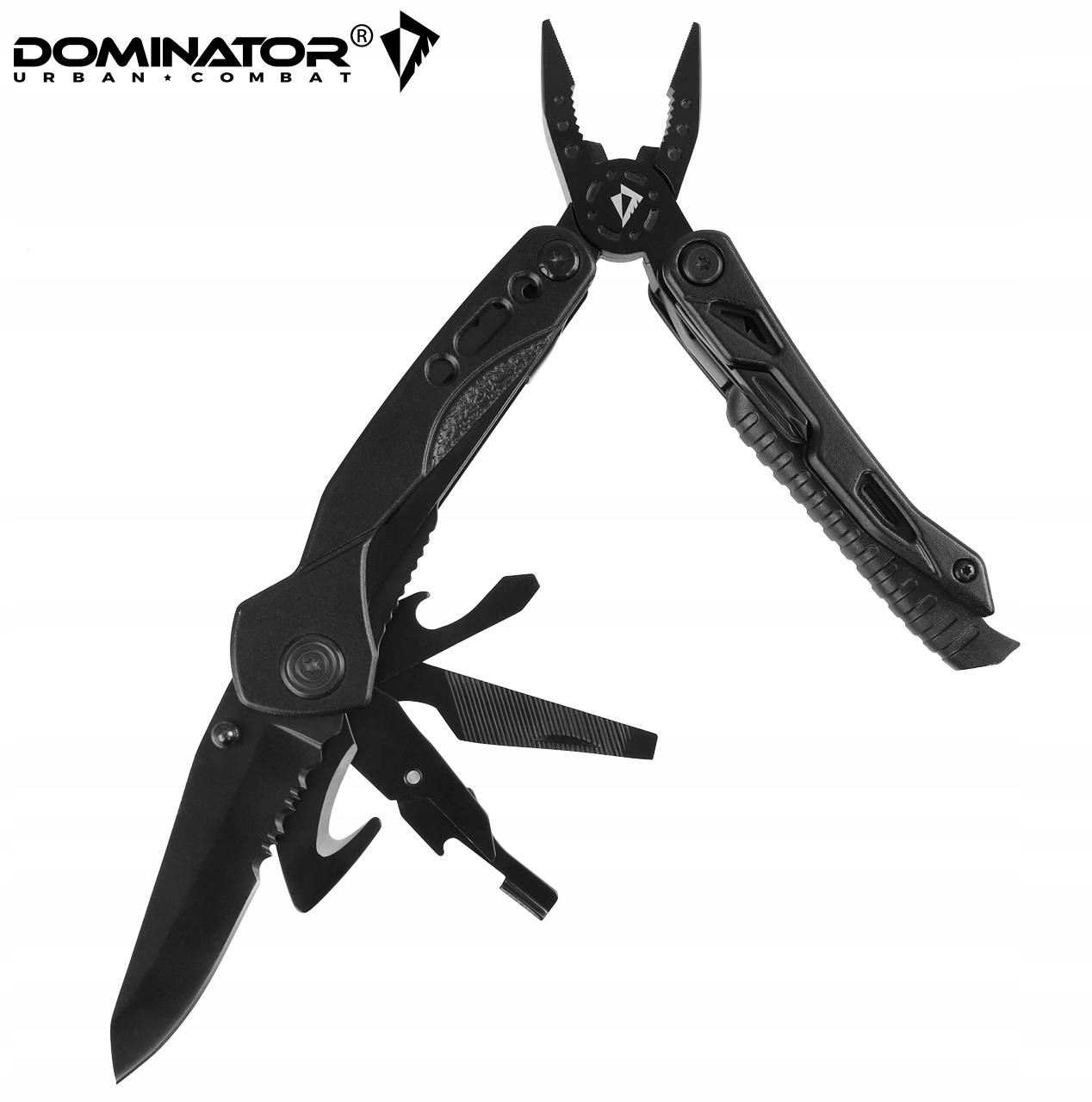 MULTITOOL NARZĘDZIE WIELOFUNKCYJNE DOMINATOR FIELD ANT KRZESIWO BITY Materiał narzędzi stal