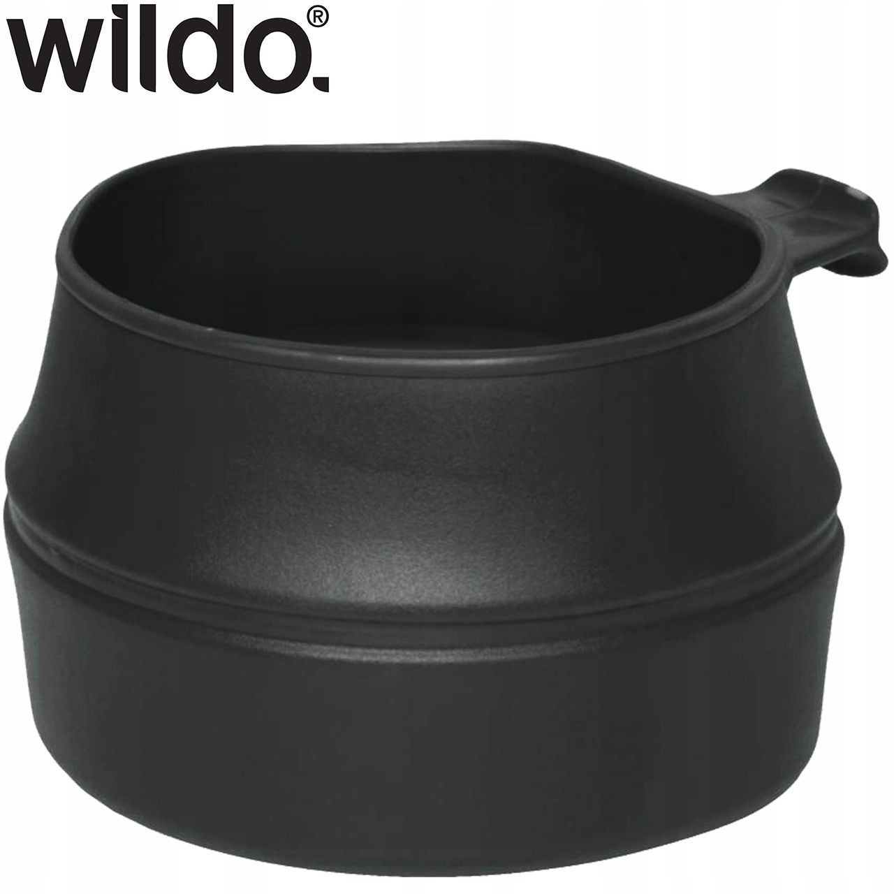 HELIKON WILDO Kubek Składany MISKA 250 ml Czarny Wysokość 5.4 cm