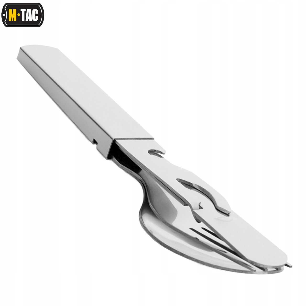 NIEZBĘDNIK TURYSTYCZNY LARGE STALOWY M-TAC ZESTAW sztućce nóż łyżka widelec Kod producenta HWCJ001L