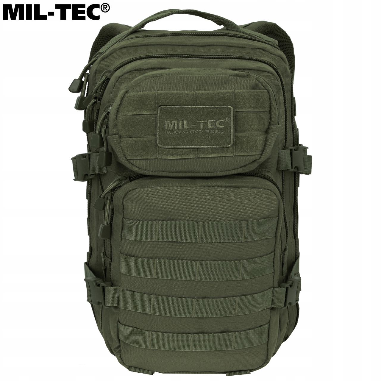 PLECAK WOJSKOWY TAKTYCZNY MILITARNY MIL-TEC ASSAULT 20L OLIVE +GRATIS EAN (GTIN) 4046872175138