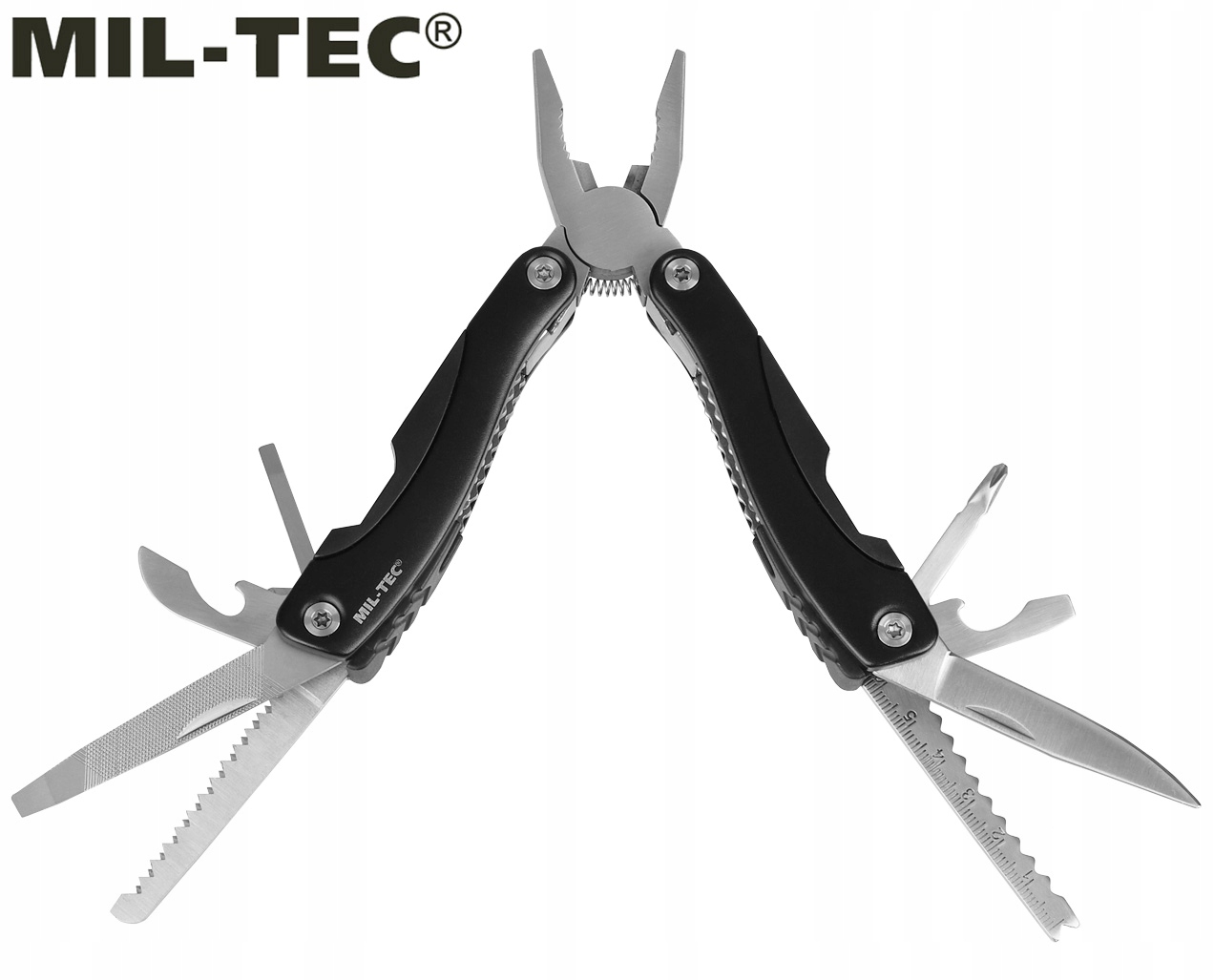 MULTITOOL MIL-TEC NARZĘDZIE WIELOFUNKCYJNE CZARNY Kod producenta 15402002