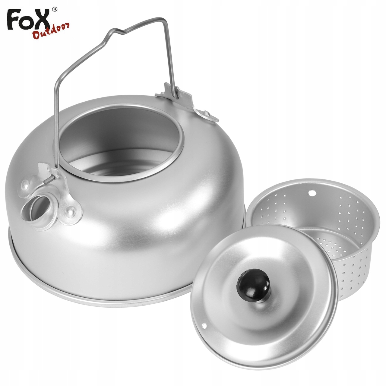 CZAJNIK TURYSTYCZNY 950ml ZAPARZACZ ALUMINIOWY FOX Pojemność 0.95 l