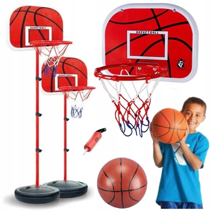 Korvpalli korvpalli seljaosa reguleeritav komplekt palliga kuni 160cm tüüpi korvpallikomplekt