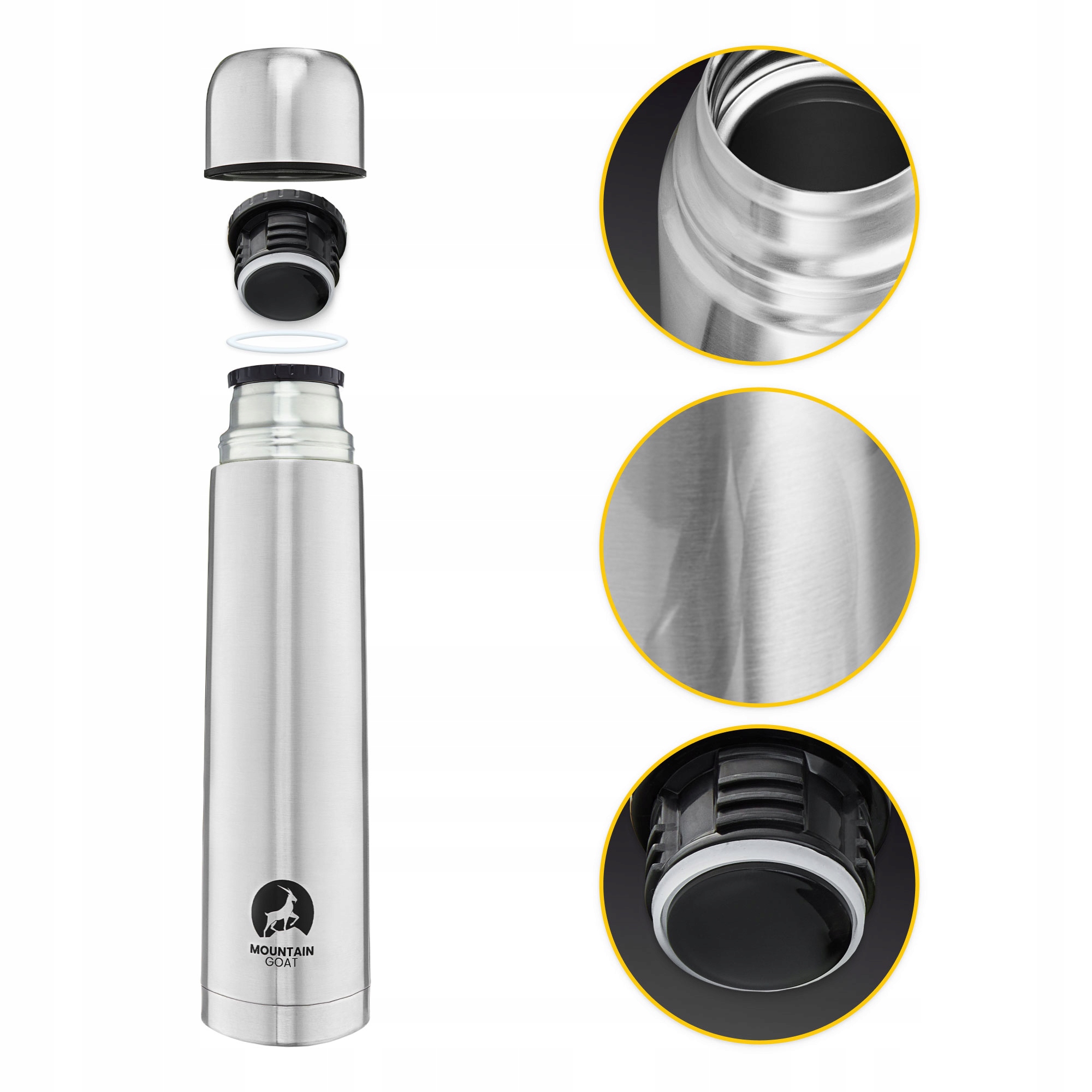 KOKKUVÕTE VACUUM THERMOS MOUNTAIN OGAT 1L Mudel THERMOS