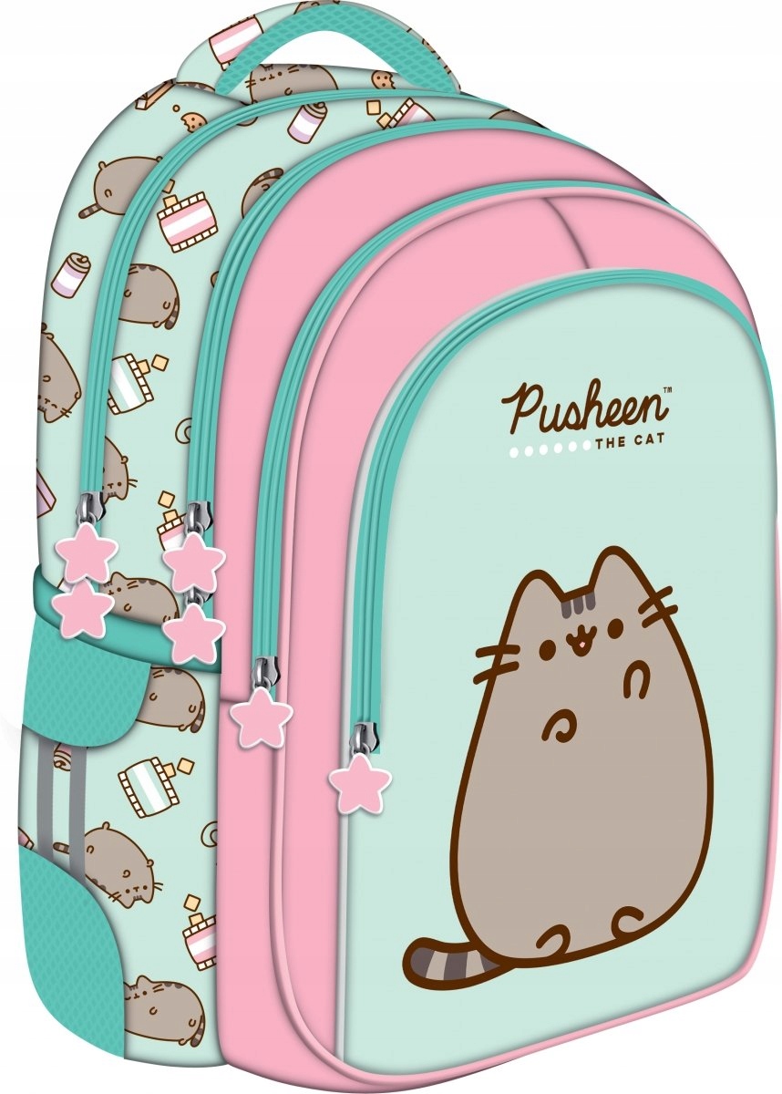 PUSHEEN MINT kooliseljakott Cat Kitten ST.Right PUSZIN PENCILE CASE BAG BOTTLE Pakendi seisund: originaal