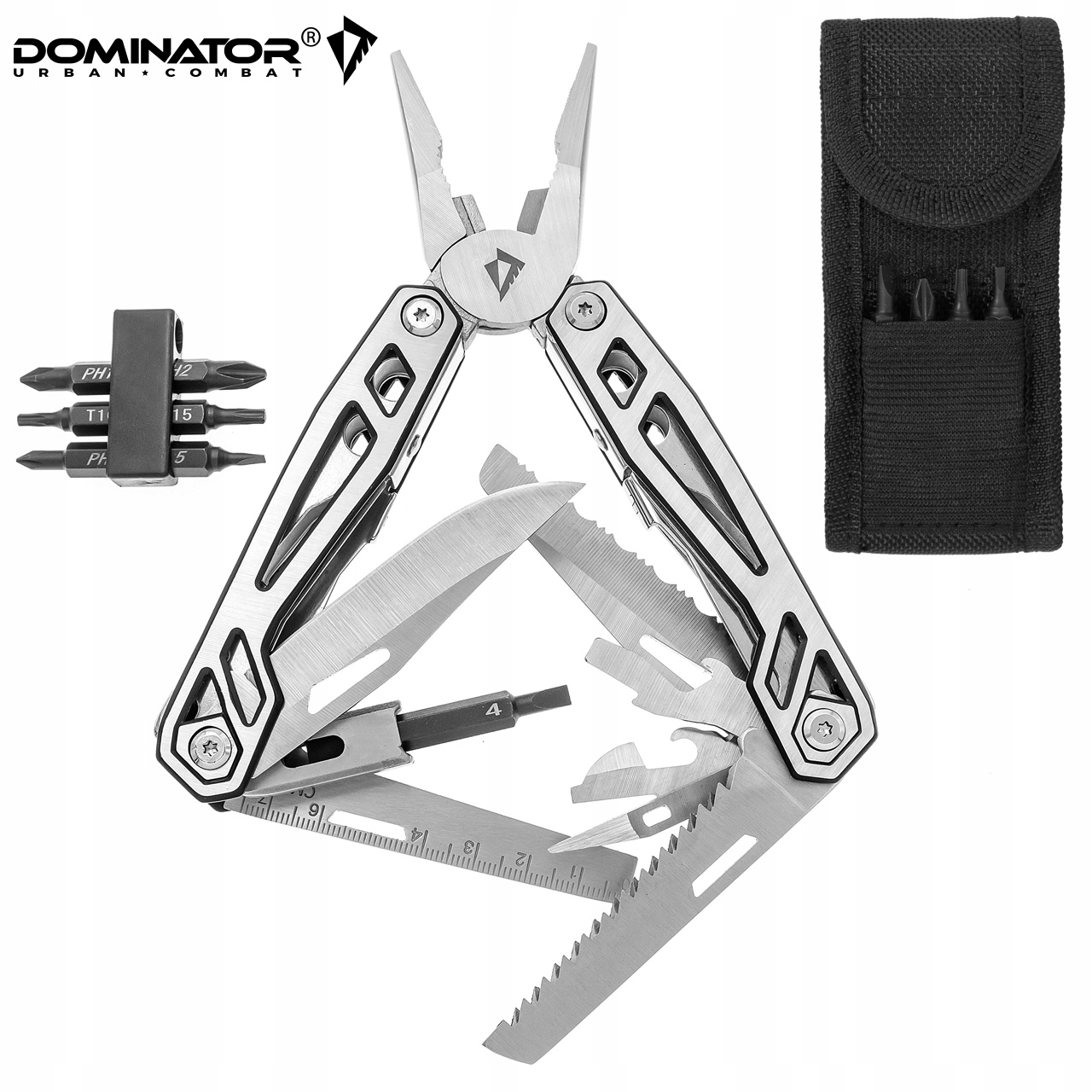 MULTITOOL NARZĘDZIE WIELOFUNKCYJNE DOMINATOR Bullet Ant + Bity NA PREZENT EAN (GTIN) 5905101201019