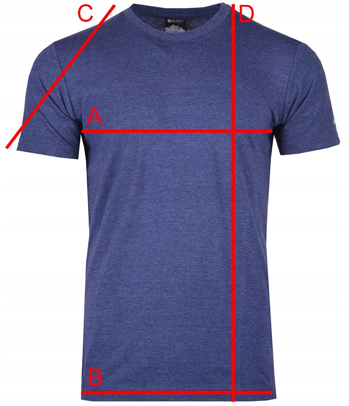 KOSZULKA MĘSKA HI-TEC PLAIN T-SHIRT PODKOSZULEK LIMITOWANA NA CO DZIEŃ L Model Plain