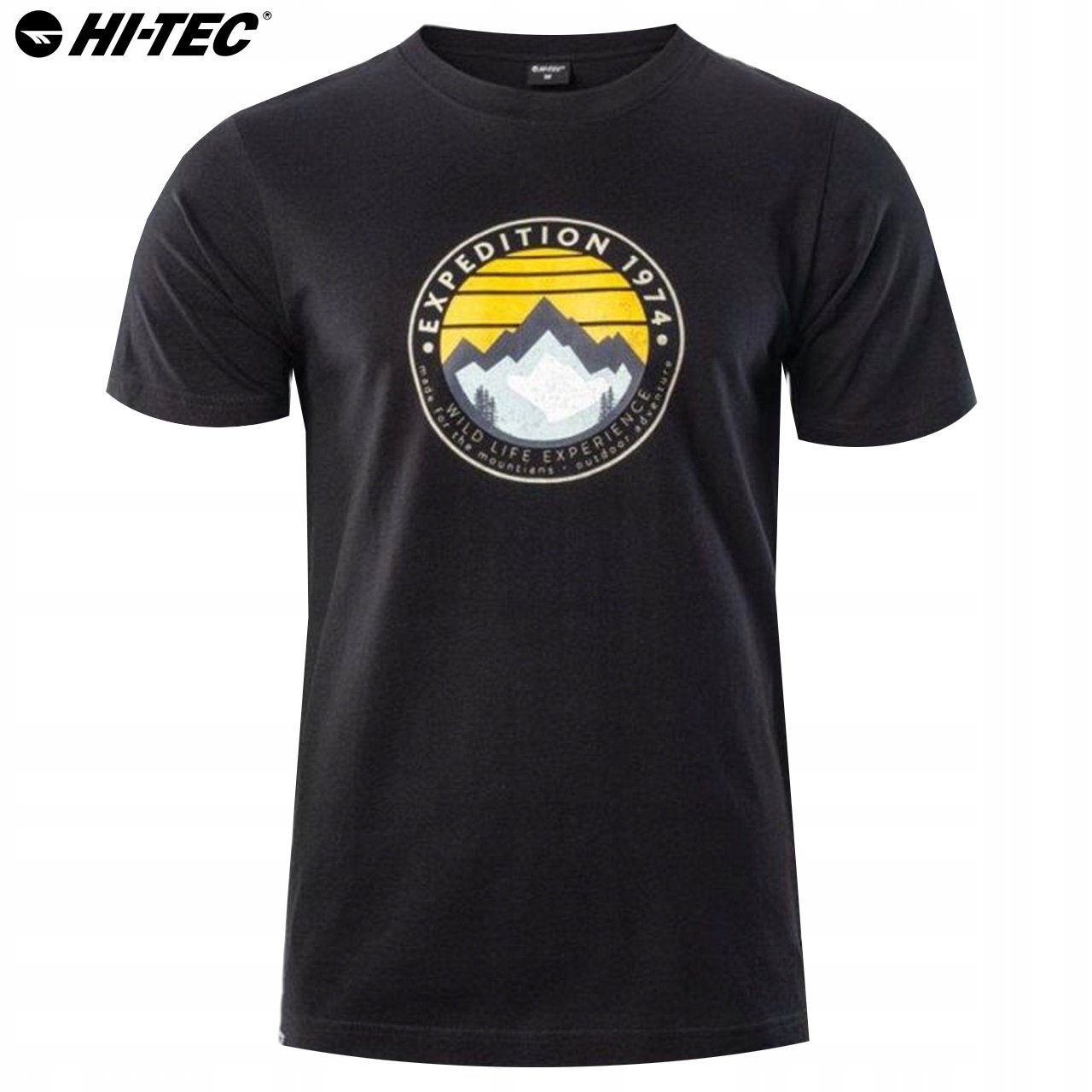 Koszulka Męska HI-TEC ZERGO T-Shirt Podkoszulek Sportowa na co dzień L Waga produktu z opakowaniem jednostkowym 0.3 kg