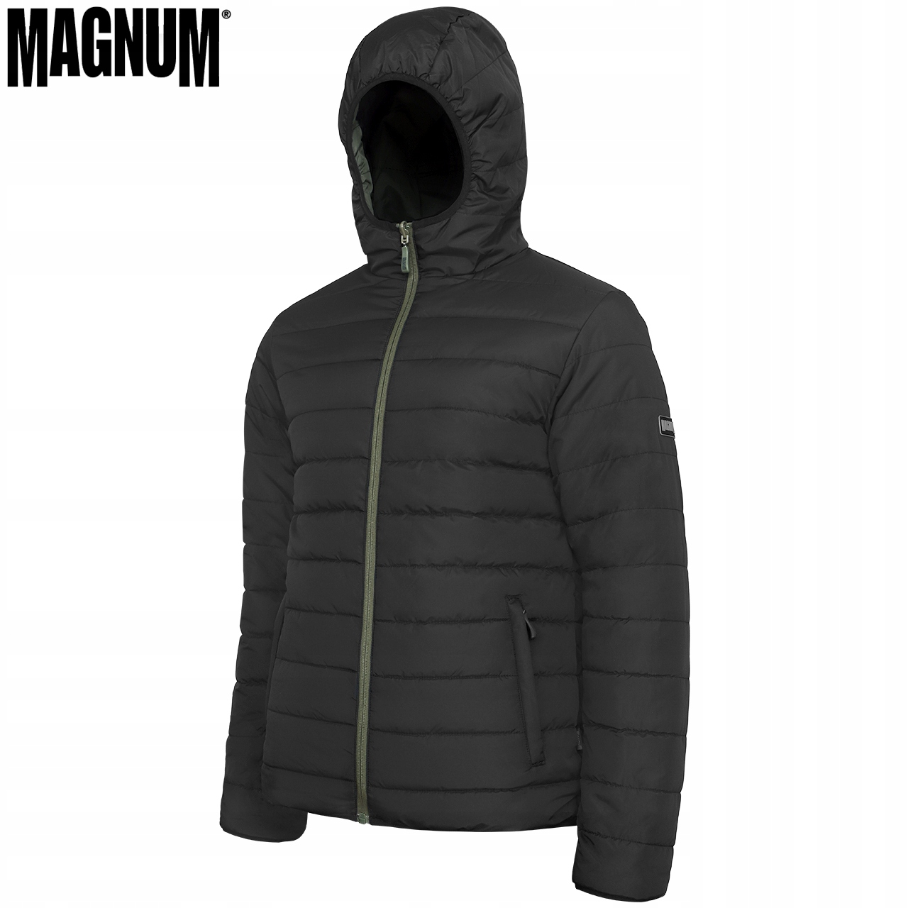 MAGNUM KURTKA PUCHOWA CAMELEON DWUSTRONNA BLK/OLIV Liczba kieszeni 4