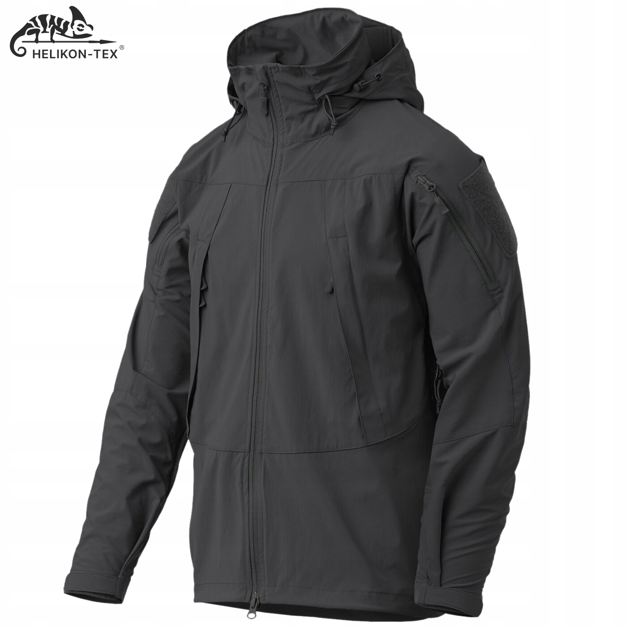 Kurtka męska z kapturem Helikon Trooper MK2 Storm Softshell Shadow Grey 3XL Rozmiar 3XL