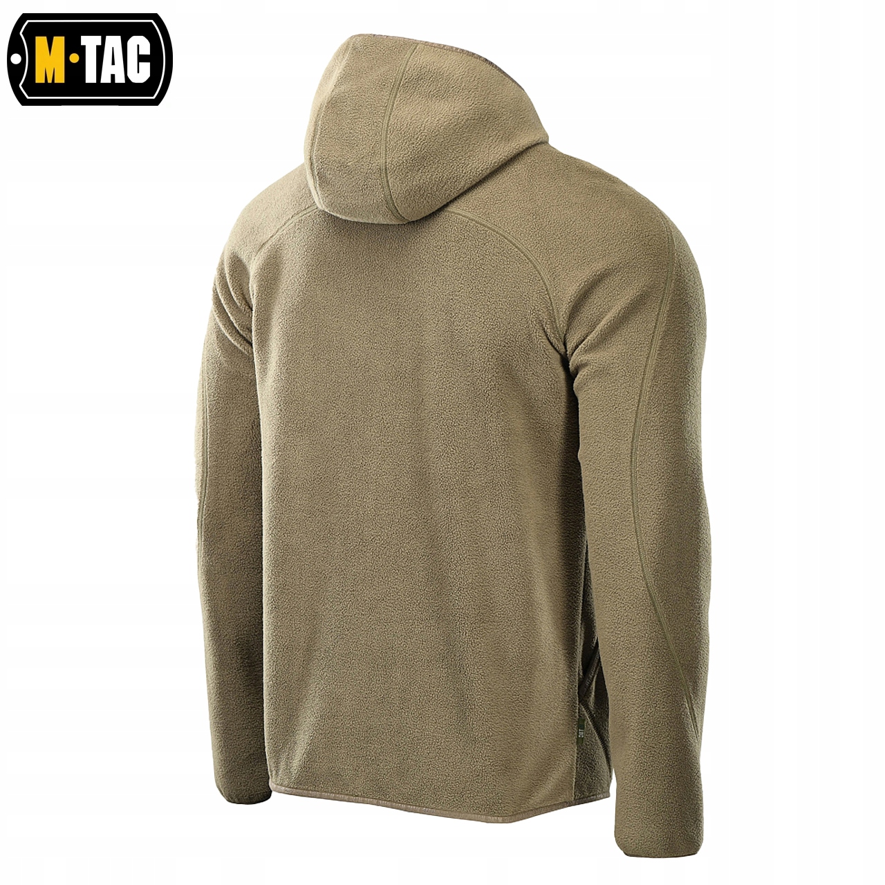 BLUZA MĘSKA ROZPINANA POLAR LITE MICROFLEECE HOODIE M-TAC DARK OLIVE 2XL Kolor zielony