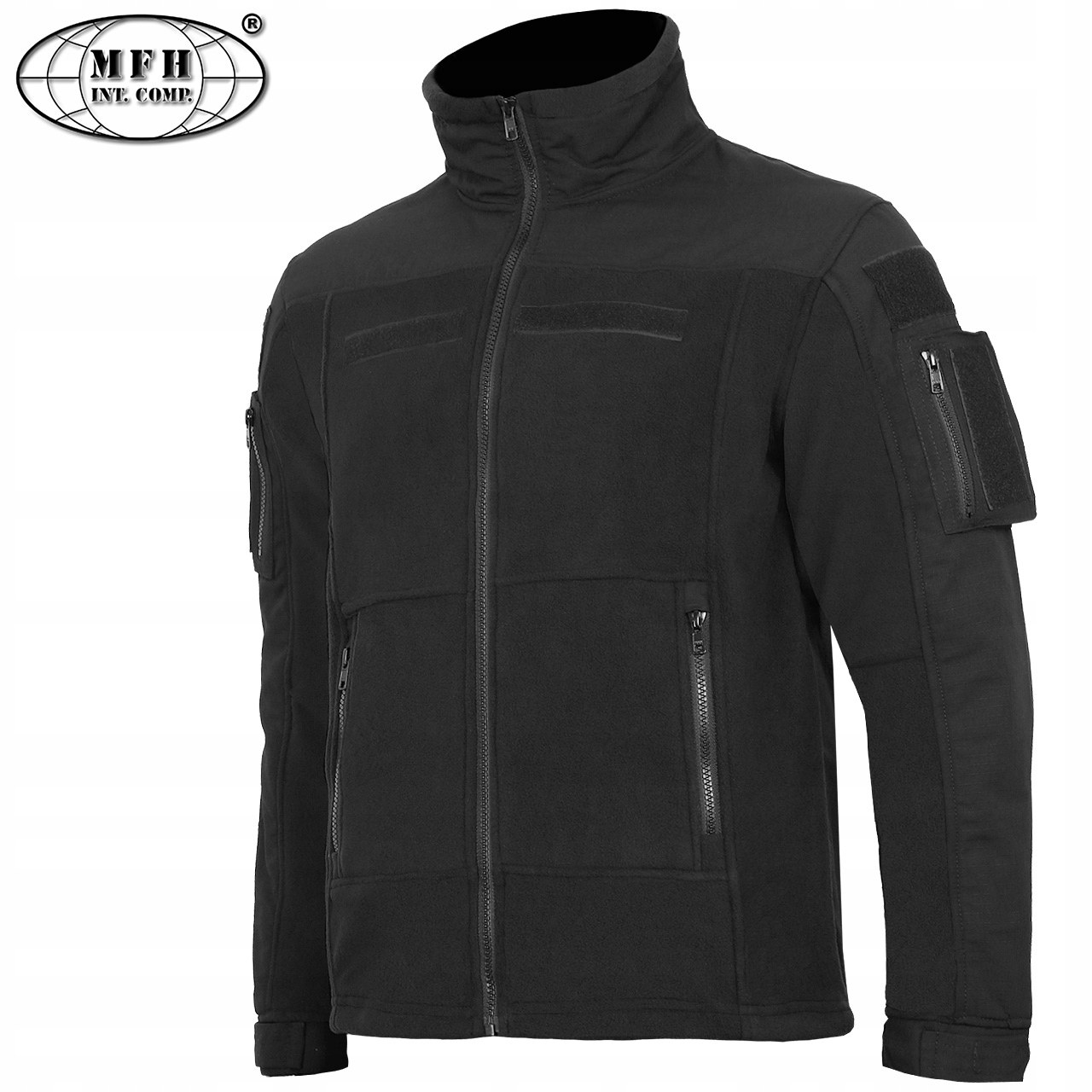 Bluza taktyczna męska polar COMBAT MFH ciepła wygodna czarna 3XL Kolekcja MFH Defence