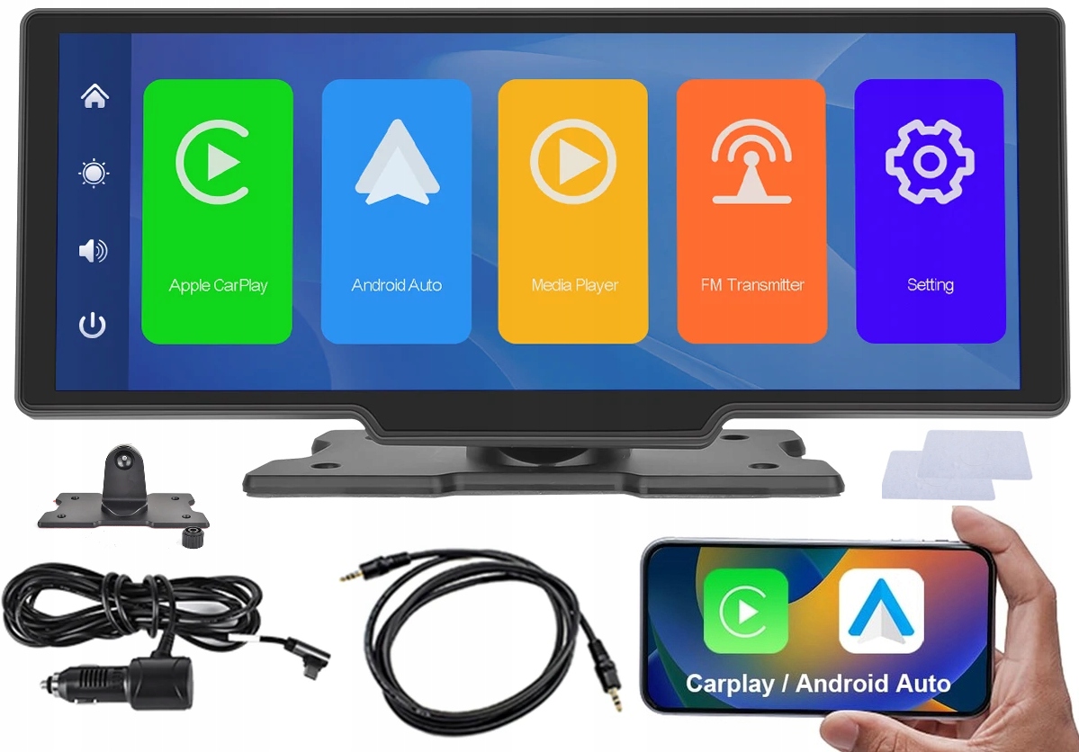 MONITOR STATIE RADIO MULTIMEEDIA ANDROID AUTO APPLE CARPLAY