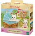 SYLVANIAN FAMILIES Šokolaadijänese kaksikud ja vanker