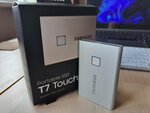 Väline kõvaketas Samsung T7 Touch 1TB USB 3.2 Write speed 1000 MBytes/sec Read speed 1050 MBytes/sec MU-PC1T0S/WW