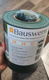 Комплект ленты для забора Bauswern Eco 35x0,19 м (450 г / м²) + 28 зажимов, зеленый