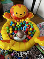 Надувной бассейн Bestway Cuddly Cub Ball Pit, 111x98x61 см, с шариками цена