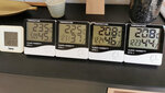 Hügromeeter, digitaalne kell, termomeeter, Hygromeeter thermometer