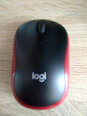 Logitech M185 , must/punane