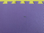 Kaitsev põrandamatt One Fitness 60x60x1 cm, 9 tk, kollane/sinine soodsam