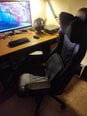 Компьютерное кресло Yumisu 2053 для игроков, натуральная кожа, черное интернет-магазин