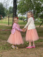 Tüdrukute kleit võrguga Gulliver, roosa