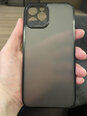 Telefoniümbris Matte Black Skyfall Glass case (integrated tempered glass) Soundberry Apple iPhone 12 Pro must
