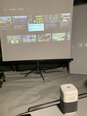 Портативный DLP-проектор мини-проектор Pokitter, 16 ГБ, белый/серый 