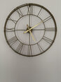 Металлические 3D настенные часы золотого цвета, 70 см