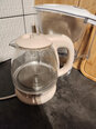 Электрический чайник Adler AD 1283C, 900 Вт, 1 л, стекло/нержавеющая сталь, вращающееся основание на 360°, кремовый отзыв