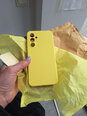 Soundberry silikona vāciņš Samsung Galaxy A54, yellow  - Keywest Lime