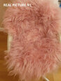 Naturaalne vaip lambanahast, roosa, 110 cm hind