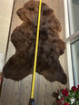 Vaip lambanahast, pruun, 80x120 cm hind